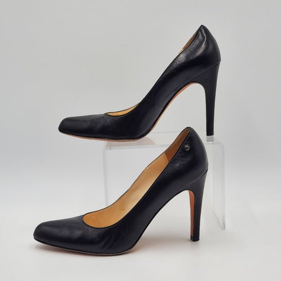 Coach Black Leather Heels - Picture 2 of 16